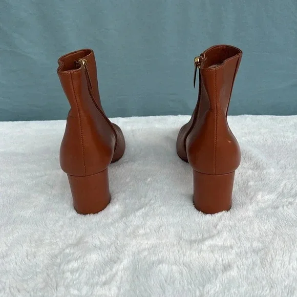 L'Agence EUC Women Jeannie II Pointed Toe Brown Leather boots size EU 42 - Picture 3 of 9